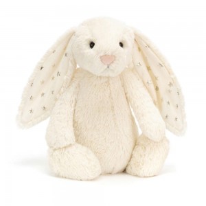 Lapin Jellycat Peluche Bashful Twinkle Bunny,31cm x 12cm x 9cm Blanche | 02159-NZPI