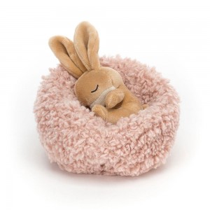 Lapin Jellycat Peluche Hibernating Bunny,9cm x 13cm x 13cm Beige | 01739-YVAW