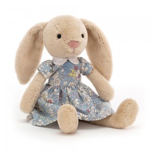 Lapin Jellycat Peluche Lottie Bunny Floral,27cm x 7cm x 5cm Beige | 76123-YHCL