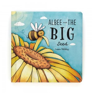 Livres Jellycat Albee And The Big Seed,21cm x 21cm x 2cm Jaune | 93876-ZNMR