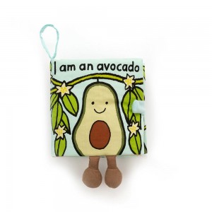 Livres Jellycat Avocado,15cm x 15cm x 5cm Vert | 32157-ESYA
