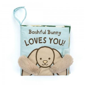 Livres Jellycat Bashful Bunny Loves You,15cm x 15cm x 5cm Beige | 90641-ZLWF
