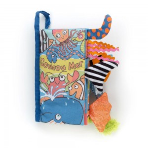 Livres Jellycat Coucou Mer,22cm x 13cm x 5cm Bleu | 43187-FBDP