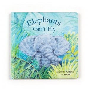 Livres Jellycat Elephants Can't Fly,23cm x 23cm x 2cm Bleu | 19530-MRIO
