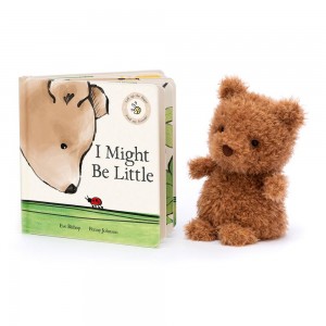Livres Jellycat I Might Be Little and Little Bear, Marron | 08765-HZQC