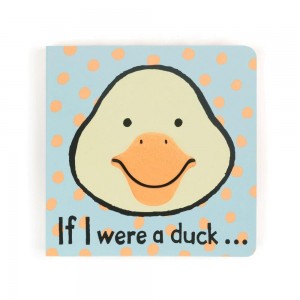 Livres Jellycat If I Were A Duck Board,15cm x 15cm x 2cm Jaune | 23874-KVWM