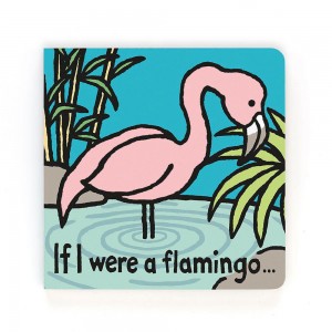 Livres Jellycat If I Were A Flamingo Board,15cm x 15cm x 2cm Rose | 54312-NJHC