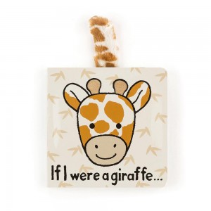 Livres Jellycat If I Were A Giraffe Board,15cm x 15cm x 2cm Orange | 52167-ZHBN
