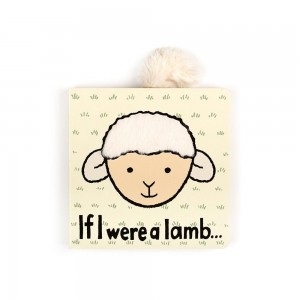 Livres Jellycat If I Were A Lamb Board,15cm x 15cm x 2cm Blanche | 58294-EKTM