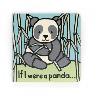 Livres Jellycat If I Were A Panda Board,15cm x 15cm x 2cm Noir | 25947-IDRB