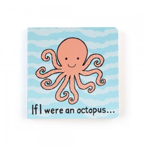 Livres Jellycat If I Were An Octopus Board,15cm x 15cm x 2cm Orange | 36425-GYEZ