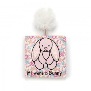 Livres Jellycat If I Were a Bunny Board - Blush,15cm x 15cm x 2cm Rose | 38904-BRXI