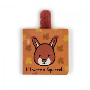 Livres Jellycat If I Were a Squirrel Board,15cm x 15cm x 2cm Orange | 81027-SMDQ