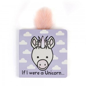 Livres Jellycat If I Were a Unicorn Board,15cm x 15cm x 2cm Violette | 28419-RHIC