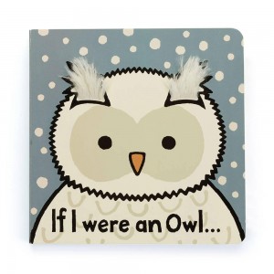 Livres Jellycat If I Were an Owl Board,15cm x 15cm x 2cm Grise | 73964-LFXQ