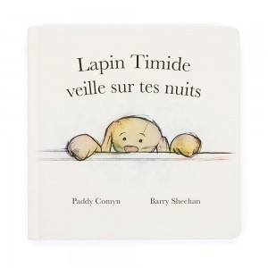 Livres Jellycat Lapin Timide Veille Sur Tes Nuits Livre,19cm x 19cm x 2cm Blanche | 67309-IZND