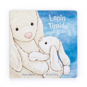 Livres Jellycat Lapin Timide Veut Grandir Livre,21cm x 21cm x 2cm Blanche | 10728-SANF