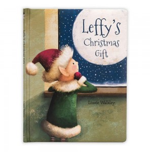 Livres Jellycat Leffy's Christmas Gift,26cm x 20cm x 2cm Vert | 94206-PDFQ