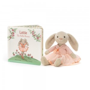 Livres Jellycat Lottie The Ballet Bunny and Lottie Bunny Ballet, Rose | 92178-IONQ