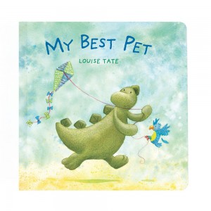Livres Jellycat My Best Pet,23cm x 23cm x 2cm Vert | 21578-CXAI