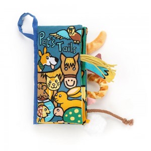 Livres Jellycat Pet Tails,22cm x 13cm x 5cm Bleu | 63071-EZUD