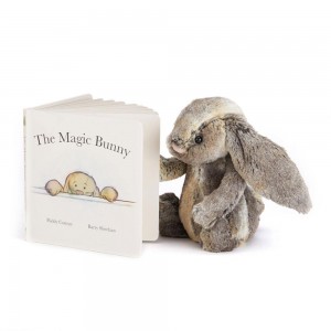 Livres Jellycat The Magic Bunny and Bashful Cottontail Bunny Medium Marron | 74351-BGCE