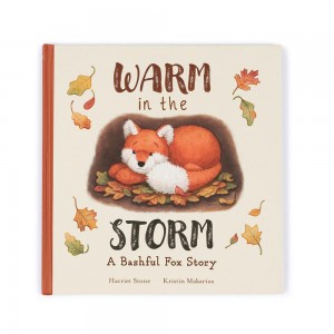 Livres Jellycat Warm in the Storm,24cm x 25cm x 2cm Blanche | 38296-QPLE