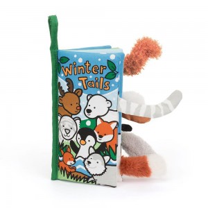 Livres Jellycat Winter Tails Activity,22cm x 13cm x 5cm Bleu | 61258-UCZF