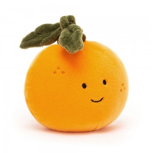 Nourriture Jellycat Peluche Amuseables Fabulous Fruit Orange,9cm x 10cm x 8cm Orange | 65982-GJXT