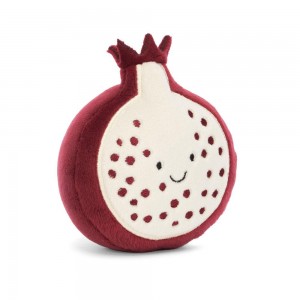 Nourriture Jellycat Peluche Amuseables Fabulous Fruit Pomegranate,9cm x 9cm x 5cm Rouge | 06829-GHNM
