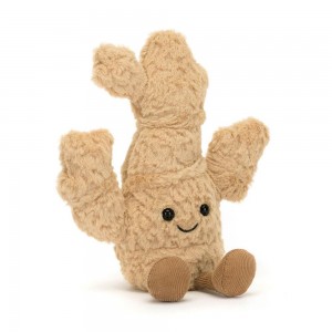 Nourriture Jellycat Peluche Amuseables Ginger,18cm x 6cm x 5cm Beige | 06832-LZVB