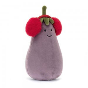 Nourriture Jellycat Peluche Amuseables Toastie Vivacious Aubergine,16cm x 9cm x 8cm Violette | 90476-OXJU