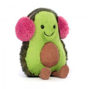 Nourriture Jellycat Peluche Amuseables Toastie Amuseables Avocado,17cm x 9cm x 5cm Vert | 10265-XLCT