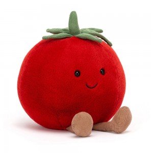 Nourriture Jellycat Peluche Amuseables Tomato,19cm x 14cm x 13cm Rouge | 87024-VEWF
