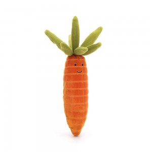 Nourriture Jellycat Peluche Amuseables Vivacious Vegetable Carrot,17cm x 5cm x 5cm Orange | 10527-MWBI