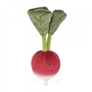 Nourriture Jellycat Peluche Amuseables Vivacious Vegetable Radish,19cm x 8cm x 6cm Rouge | 68104-YAPH