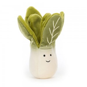 Nourriture Jellycat Peluche Amuseables Vivacious Vegetable Bok Choy,18cm x 7cm x 6cm Blanche | 25871-EUOS