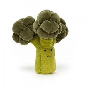 Nourriture Jellycat Peluche Amuseables Vivacious Vegetable Broccoli,16cm x 13cm x 13cm Vert | 05231-DJON