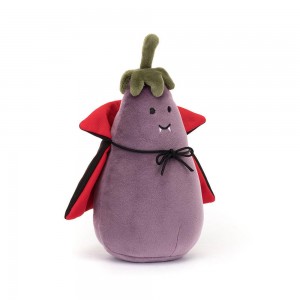 Nourriture Jellycat Peluche Amuseables Vivacious Aubergine Vampire,16cm x 9cm x 9cm Violette | 65439-SGLW