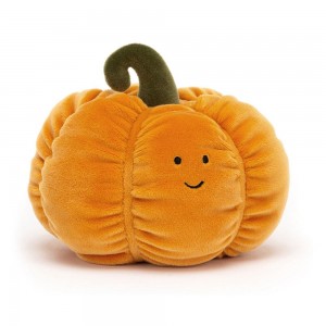 Nourriture Jellycat Peluche Amuseables Vivacious Vegetable Pumpkin,9cm x 15cm x 15cm Orange | 63215-ZIJV