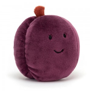 Nourriture Jellycat Peluche Fabulous Fruit Plum,6cm x 7cm x 6cm Violette | 65079-CAYH