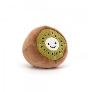 Nourriture Jellycat Peluche Fabulous Fruit Kiwi,8cm x 8cm x 8cm Marron | 52763-AWZM