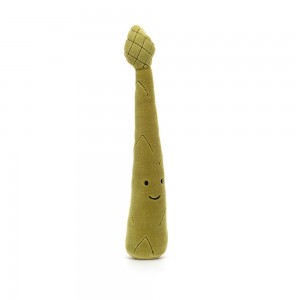 Nourriture Jellycat Peluche Vivacious Vegetable Asparagus,23cm x 4cm x 4cm Vert | 32857-BMNT