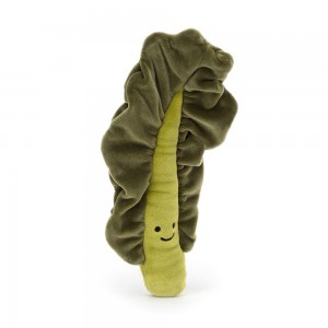 Nourriture Jellycat Peluche Vivacious Vegetable Kale Leaf,22cm x 7cm x 3cm Vert | 39108-PXYA