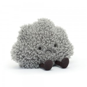 Objets Jellycat Peluche Amuseables Storm Cloud,23cm x 26cm x 11cm Grise | 39856-EDBO