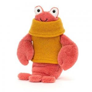 Océan Jellycat Peluche Cozy Crew Lobster,16cm x 6cm x 7cm Rouge | 80312-TEYP