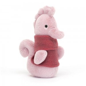 Océan Jellycat Peluche Cozy Crew Seahorse,17cm x 6cm x 9cm Rose | 53780-WJNX