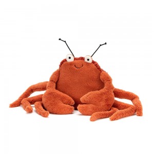 Océan Jellycat Peluche Crispin Crab,16cm x 20cm x 10cm Orange | 28609-PGEU