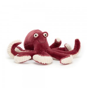 Océan Jellycat Peluche Obbie Octopus,32cm x 9cm x 9cm Rouge | 18034-RDSE