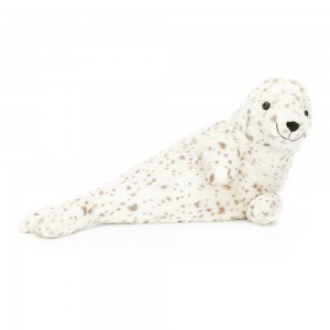 Océan Jellycat Peluche Sigmund Seal,19cm x 11cm x 33cm Blanche | 48930-LMVT